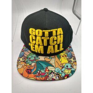 Pokémon "Gotta Catch Em All" Graphic Snapback Hat For Ages 14+